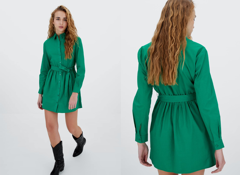 VESTIDO CORTO OXFORD