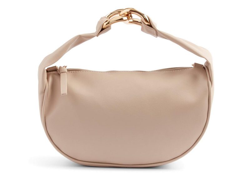 BOLSO CRUZADO DE PIEL SINTÉTICA CURVADO