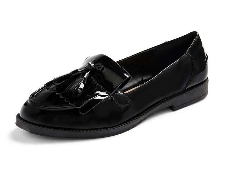 MOCASINES NEGROS DE CHAROL