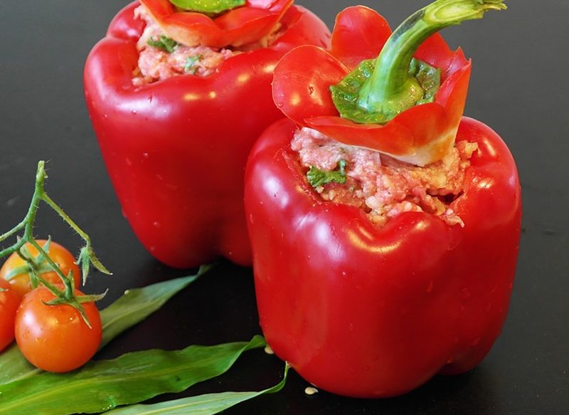 SIGUIENTES PASOS DE LA RECETA DE PIMIENTOS RELLENOS DE GAMBAS