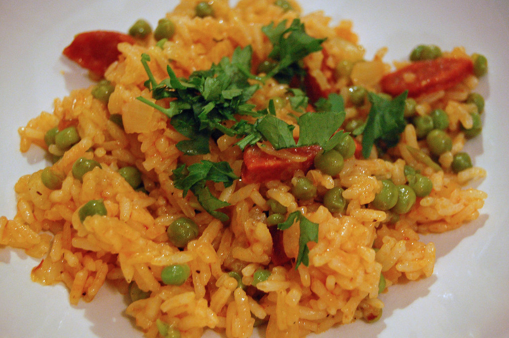 arroz con chorizo
