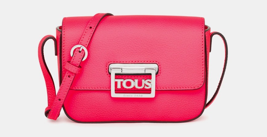 bandolera mini tous legacy rosa fluor