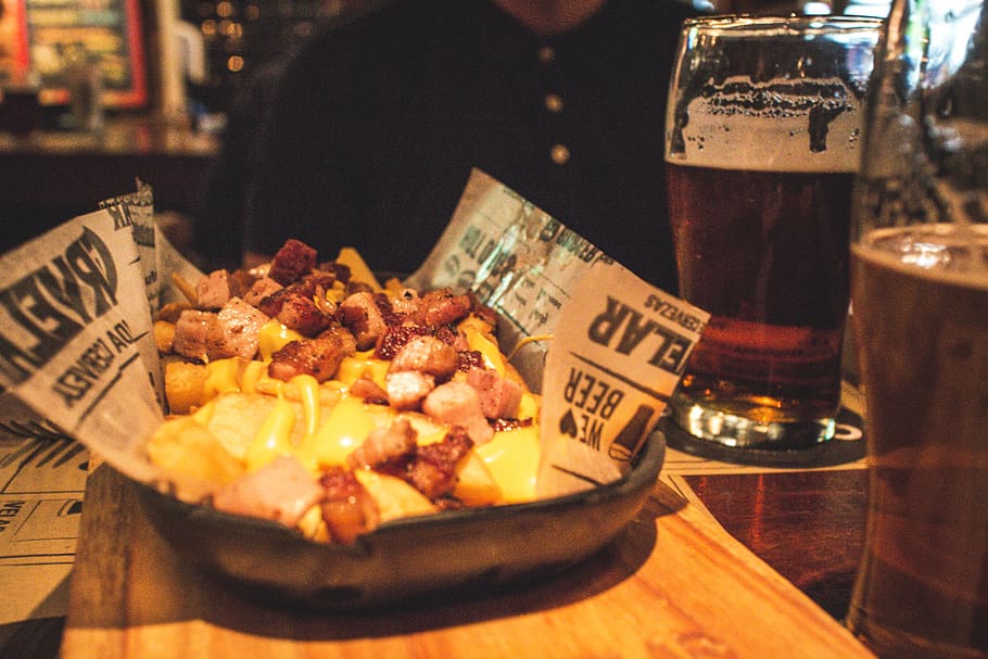 bebida alcoholica comida