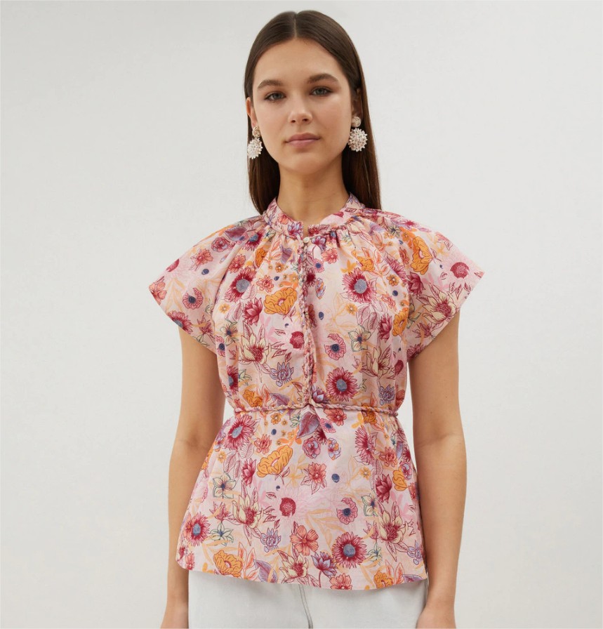 blusa flores formula joven