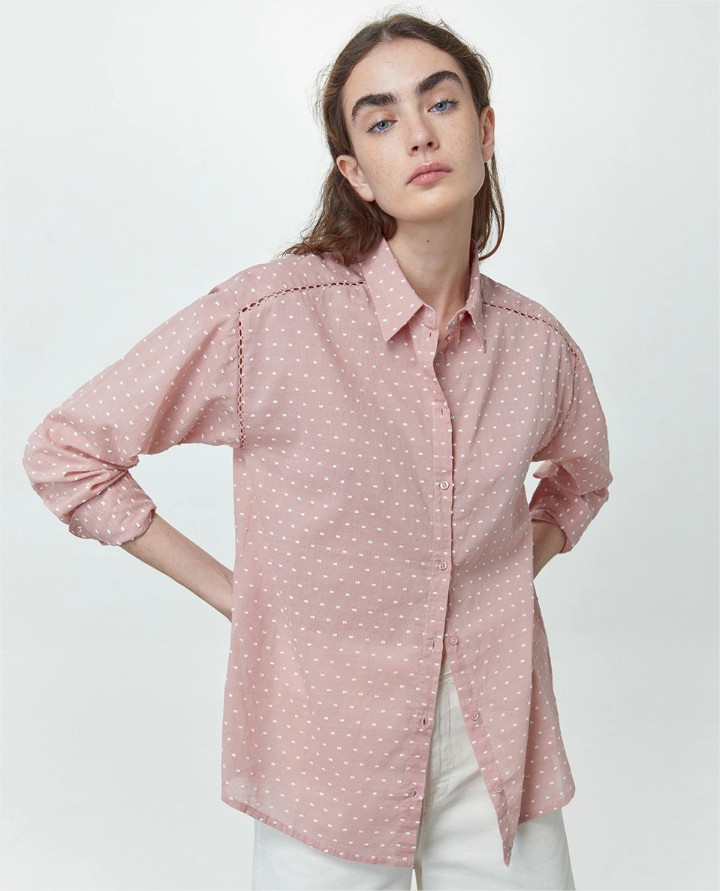 camisa basica puntilla sfera