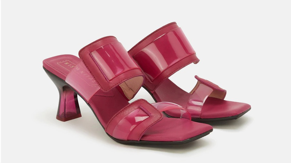 sandalias fucsia tacon hispanitas el corte ingles