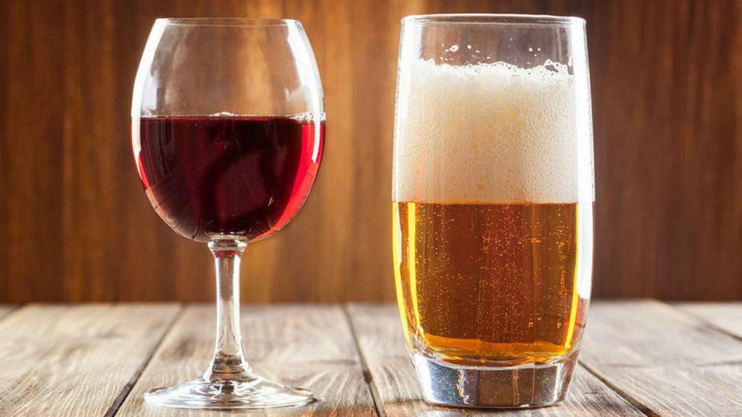 vino cerveza cual mejor