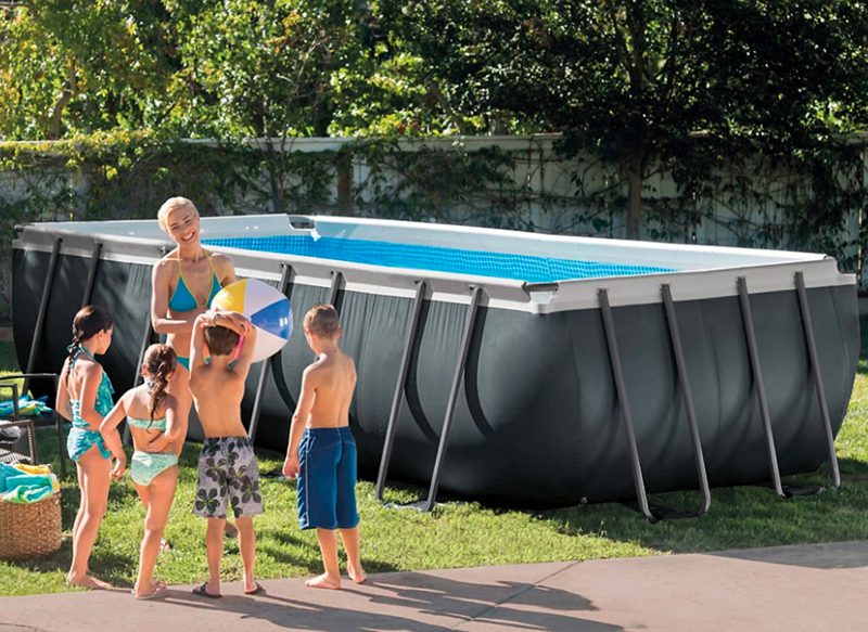 PISCINA TUBULAR DE PVC RECTANGULAR INTEX