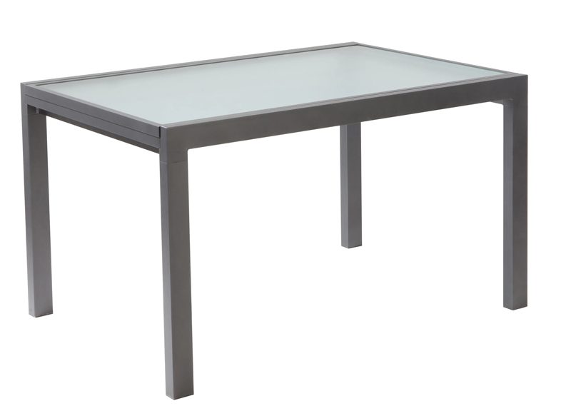 MESA DE JARDÍN EXTENSIBLE CON TABLERO DE CRISTAL GARDEN STAR ALCAMPO