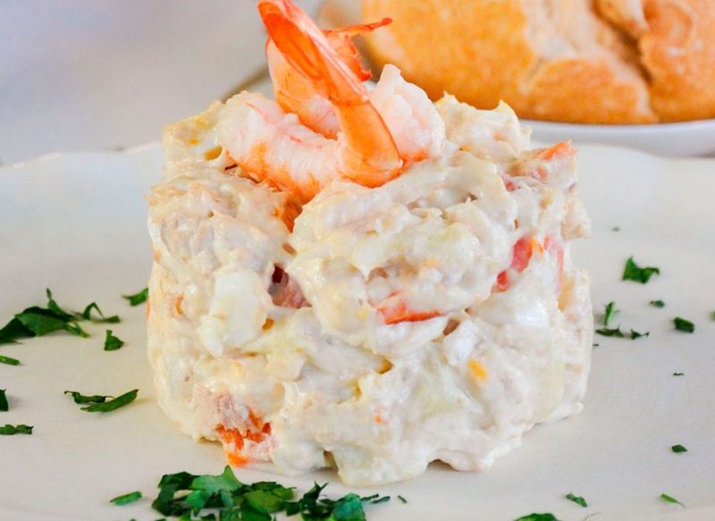 ENSALADILLA DE GAMBAS, UNA RECETA SENCILLA Y SABROSA