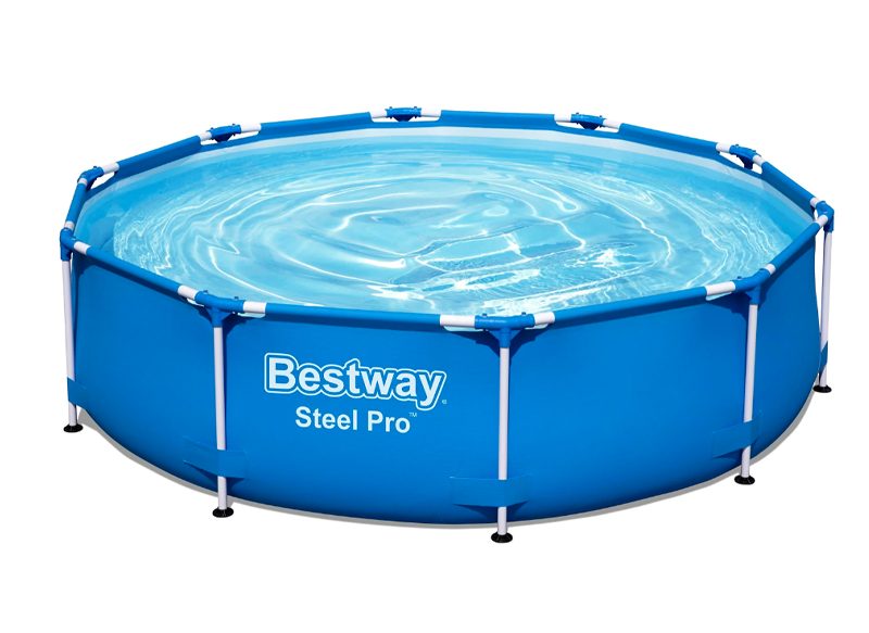 PISCINA TUBULAR DE PVC REDONDA BESTWAY, A LA VENTA EN DECATHLON