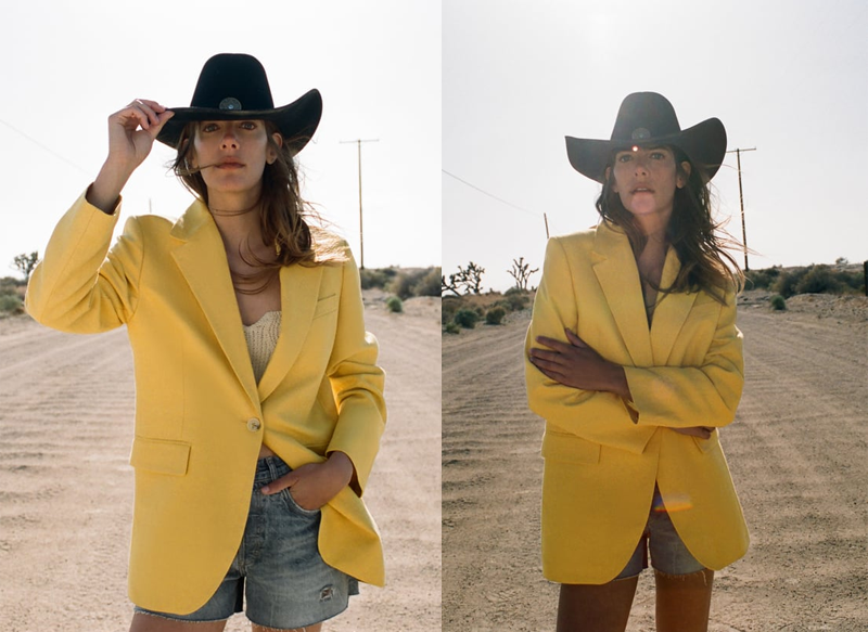 BLAZER CON BOLSILLOS CON LINO