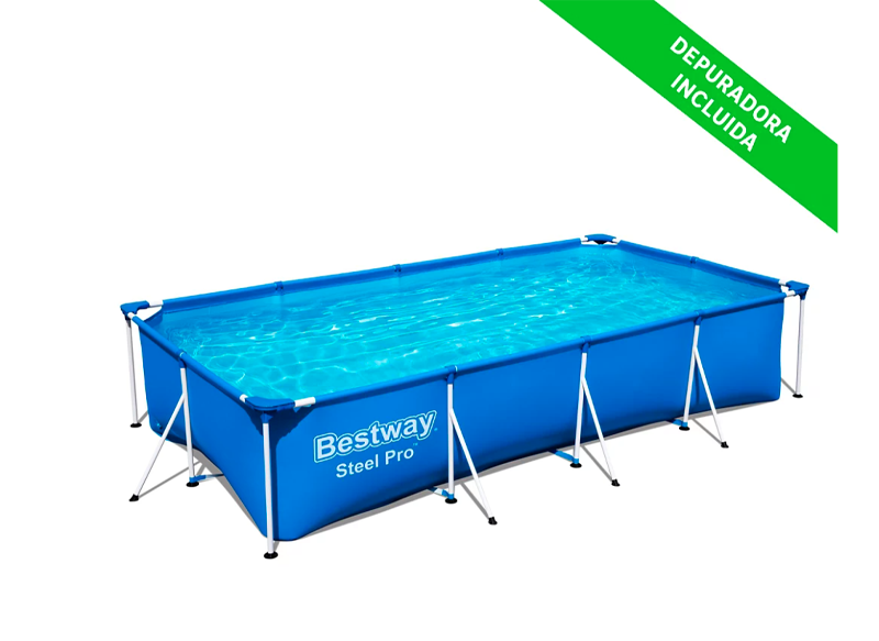 PISCINA TUBULAR DE PVC RECTANGUAR BESTWAY, A LA VENTA EN LEROY MERLIN