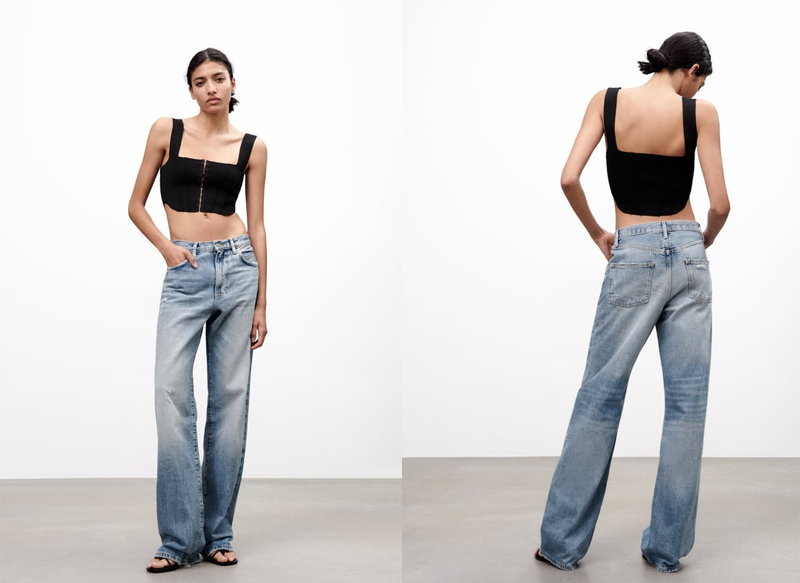 TOP CORSETERO PUNTO DE ZARA