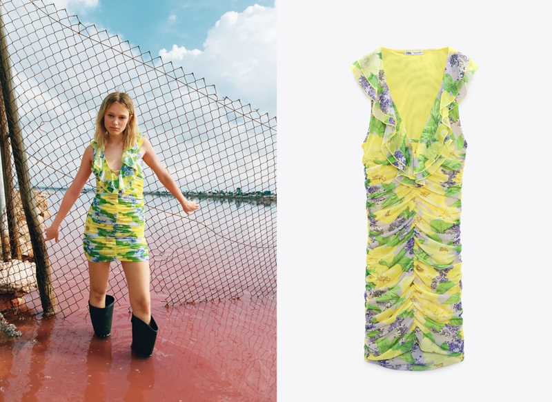 VESTIDO TUL ESTAMPADO