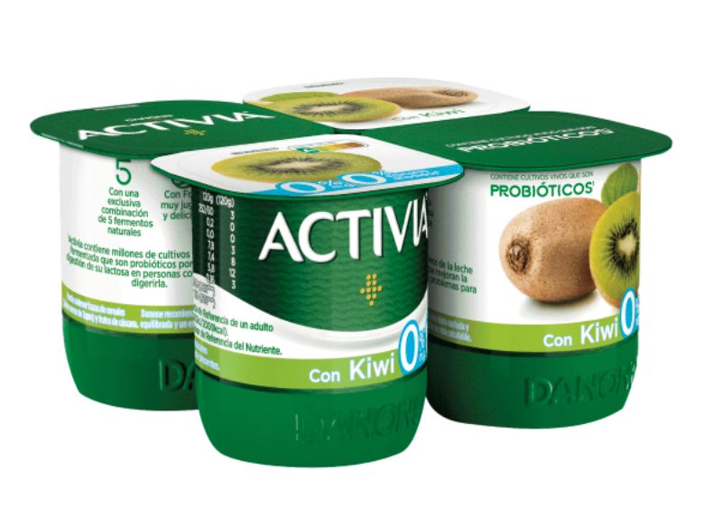 YOGUR DESNATADO CON KIWI DE DANONE