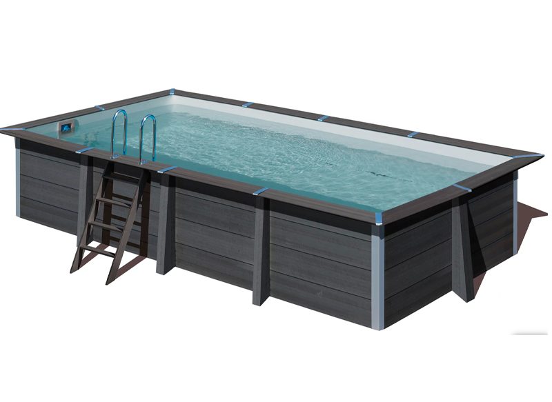 PISCINA DESMONTABLE DE COMPOSITE RECTANGULAR GRE DE LEROY MERLIN