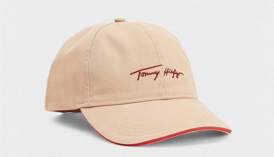 gorra tommy hilfiger beige