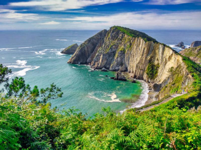 Playa asturiana en Cudillero