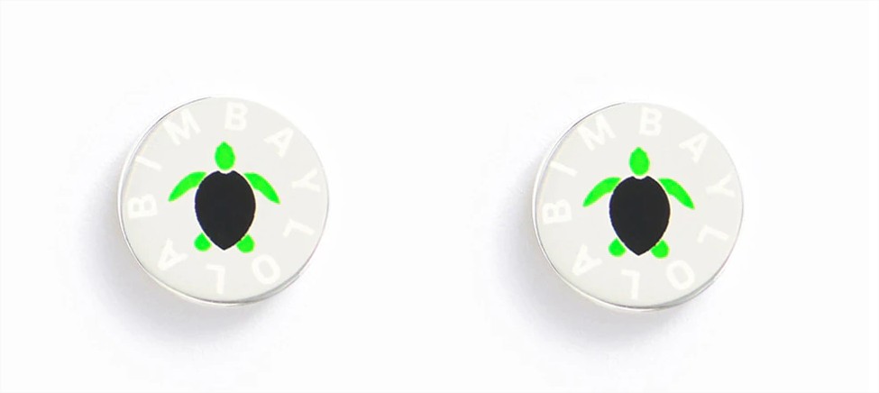 pendientes logo bimba y lola tortuga el corte ingles