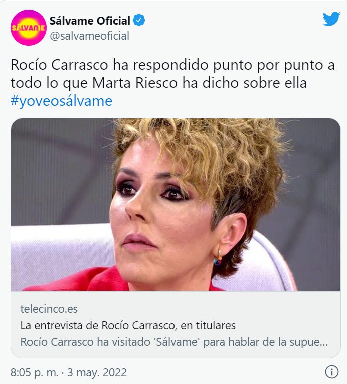 rocio carrasco responde