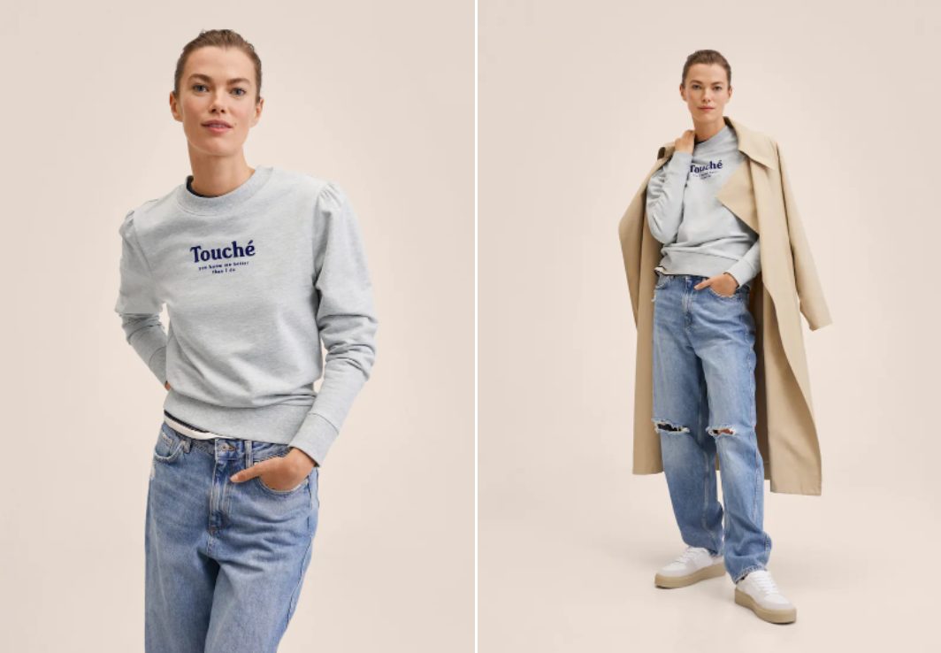sudadera mensaje