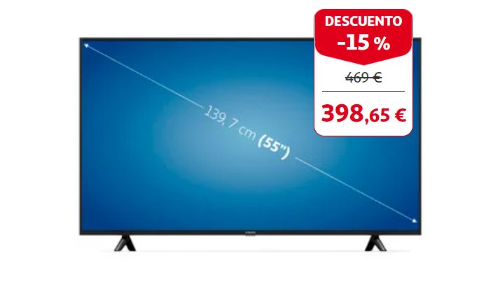 tv 55 pulgadas alcampo