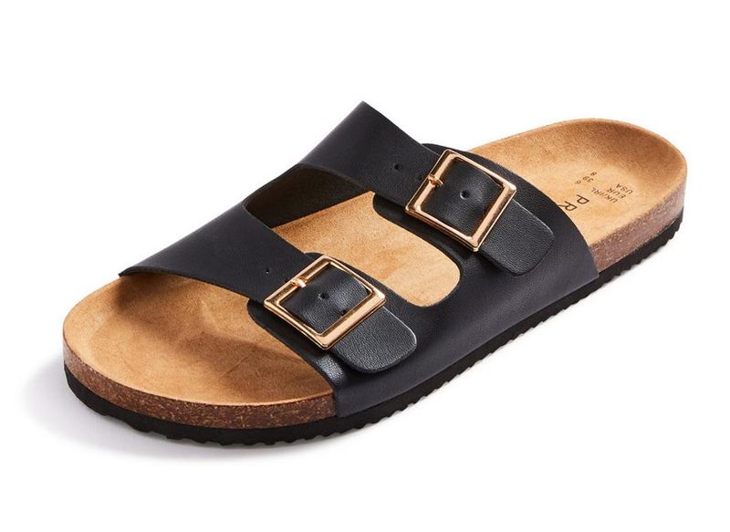 SANDALINAS PLANAS CON DOBLE TIRA