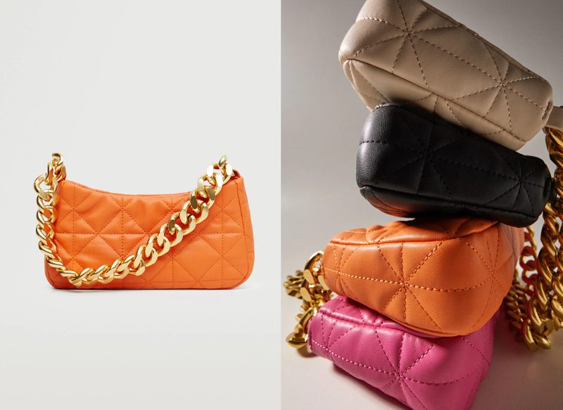 BOLSO CADENA ACOLCHADO DE MANGO