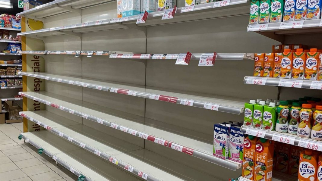 El aumento de precios en los supermercados