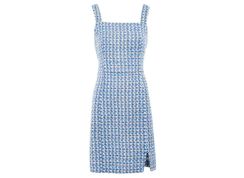 VESTIDO EN TEJIDO RIZADO
