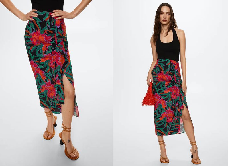 FALDA ESTAMPADA LAZO