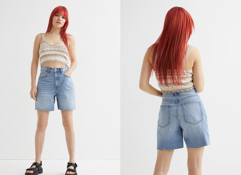BERMUDAS HIGH WAIST
