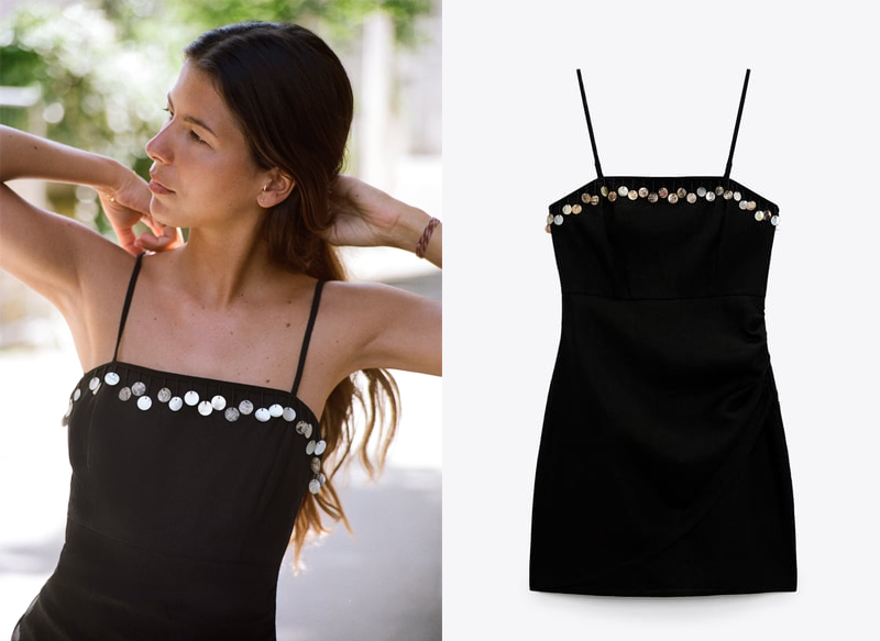 VESTIDO MINI ABALORIOS