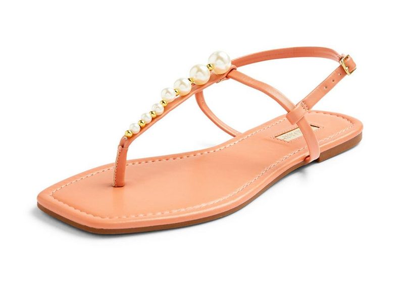 SANDALIAS DE TIRAS CON ADORNOS