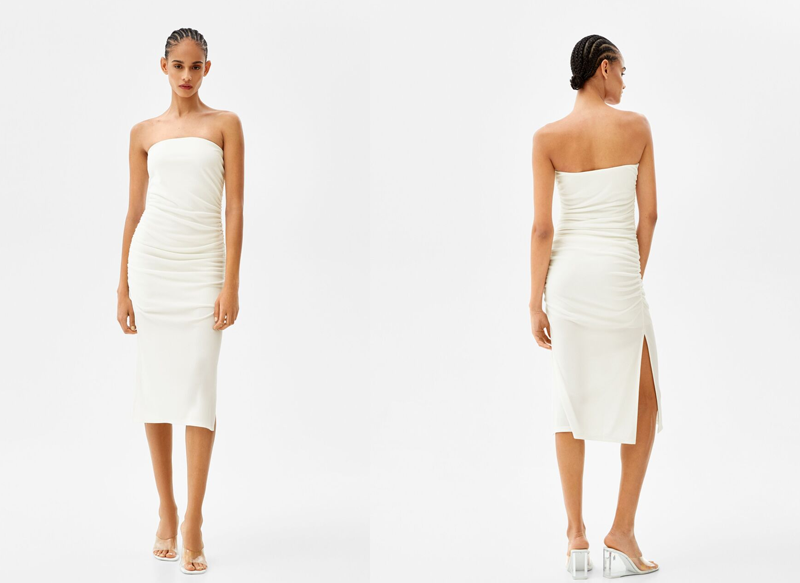 VESTIDO MIDI SIN MANGAS