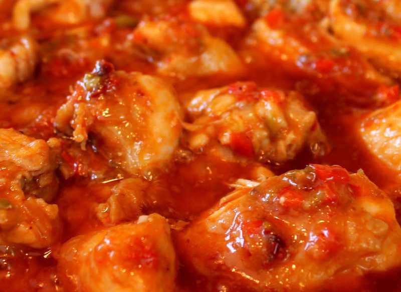 PASOS FINALES DEL POLLO AL CHILINDRÓN DE MASITO