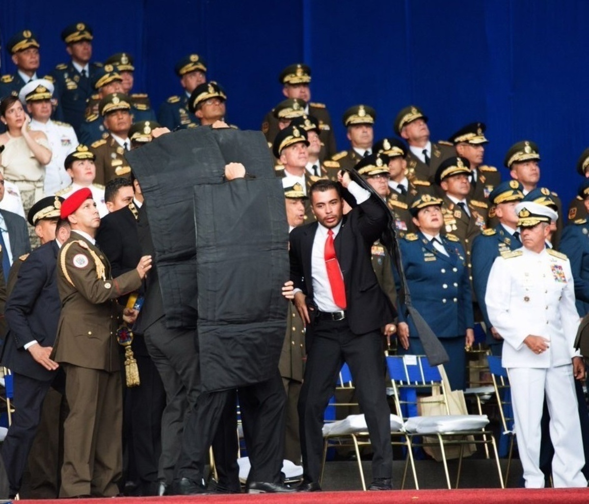 Atentado con drones contra Nicolás Maduro ocurridos en Caracas en 2018.