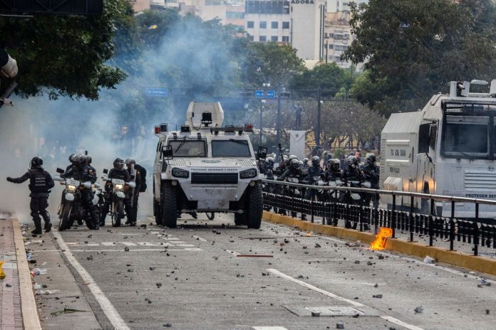 Protestas contra la dictadura de Nicolás Maduro en Venezuela