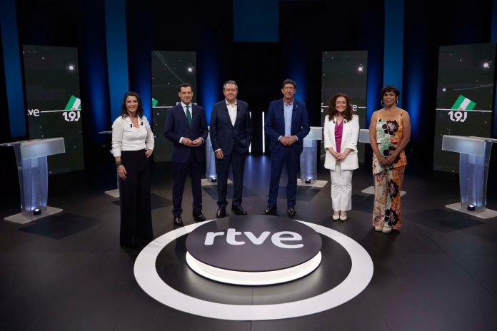 Candidatos a ñas elecciones de Andalucía