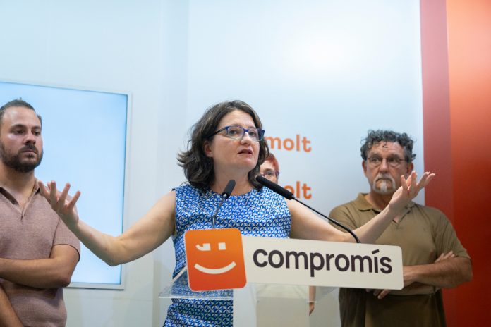 La exvicepresidenta de la Generalitat valenciana, Mónica Oltra.