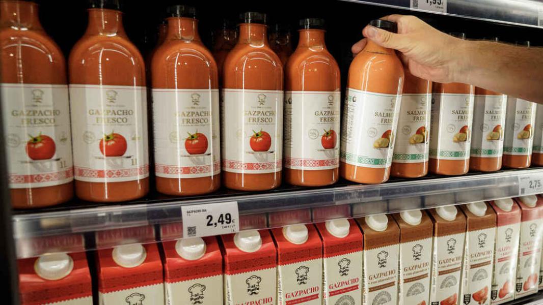El gazpacho suave era el más demandado