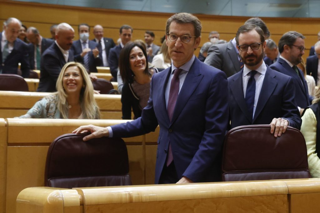 Feijóo urge a sus CCAA a adoptar medidas sociales frente a un Sánchez maniatado 1 Moncloa El PP ha presentado una moción para que el Gobierno saque la ley Ley ELA