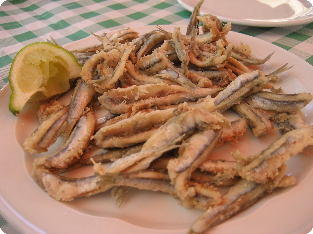 ingredientes boquerones fritos