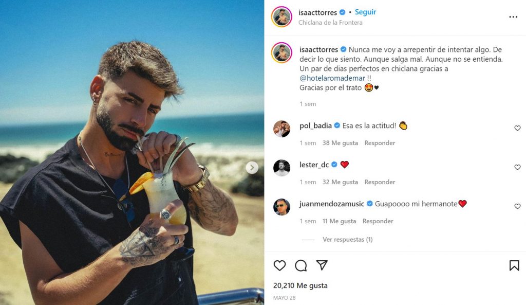 La isla de las tentaciones: esta pareja pasa de los cuernos a la reconciliación 9 Moncloa isaac instagram