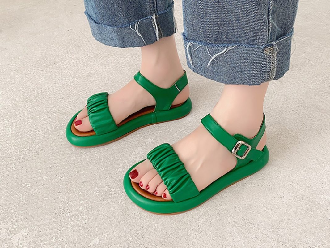 sandalias con elástico