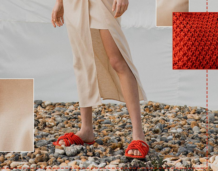 SANDALIAS DE CUERDA ROJAS DE PRIMARK