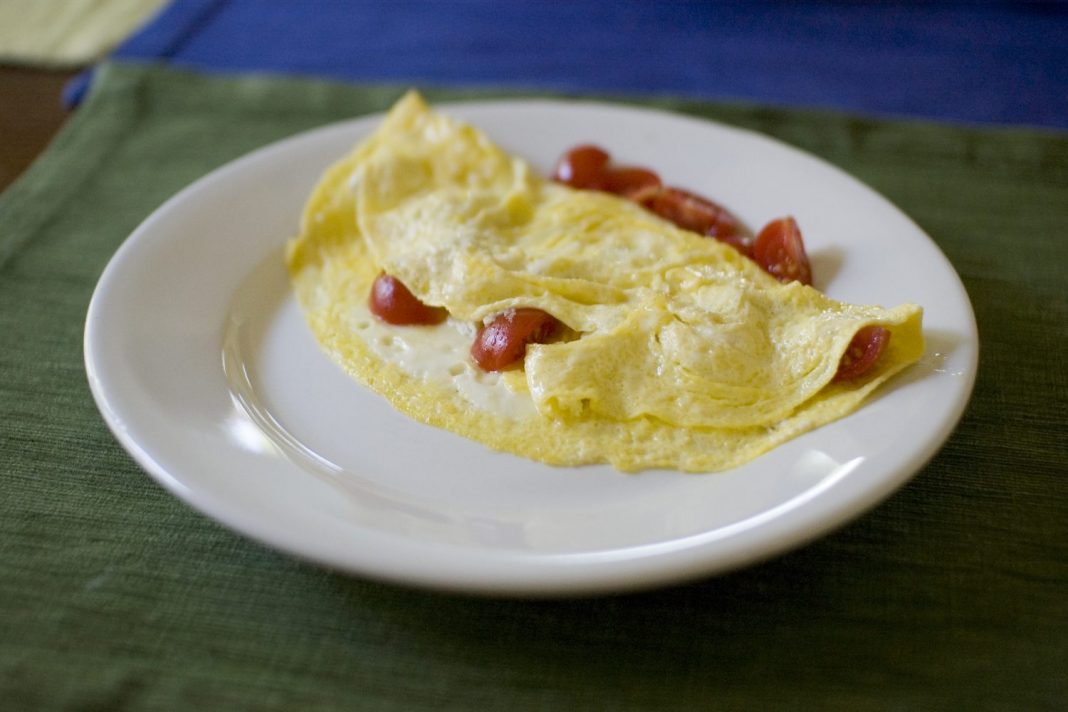 tortilla francesa taquitos jamon