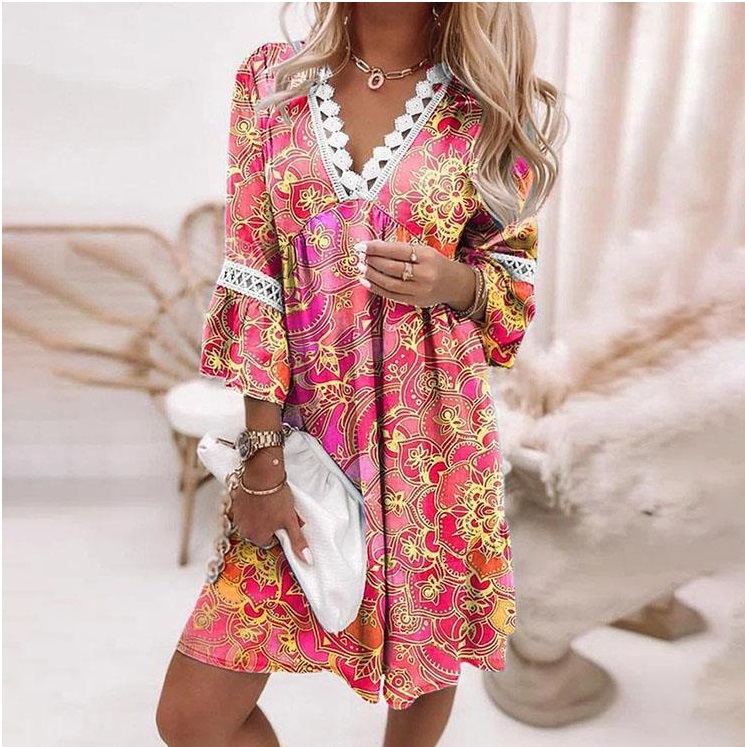 vestido con encajes