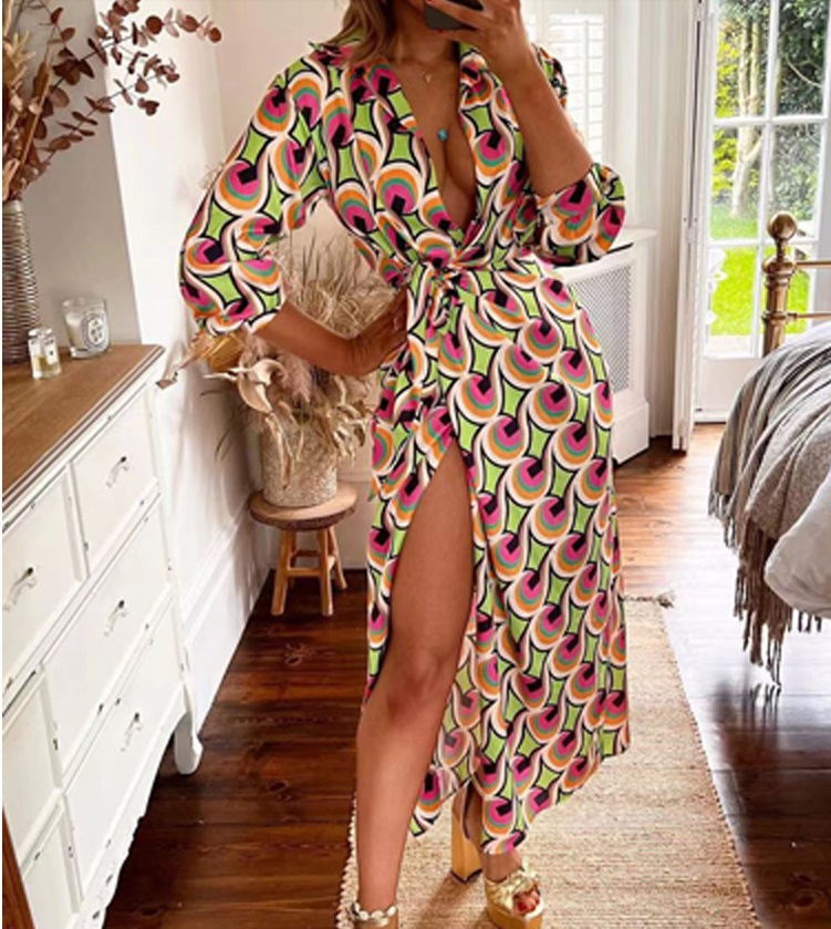 vestido cruzado